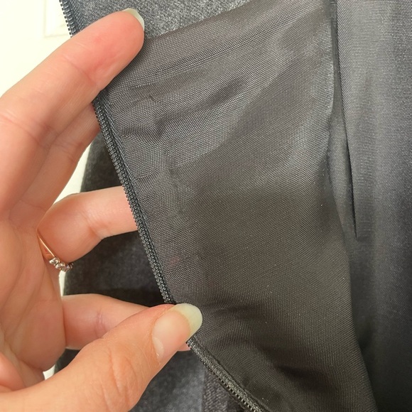 Burberry’s of London Vintage charcoal grey wool pencil skirt 10 - Picture 5 of 8
